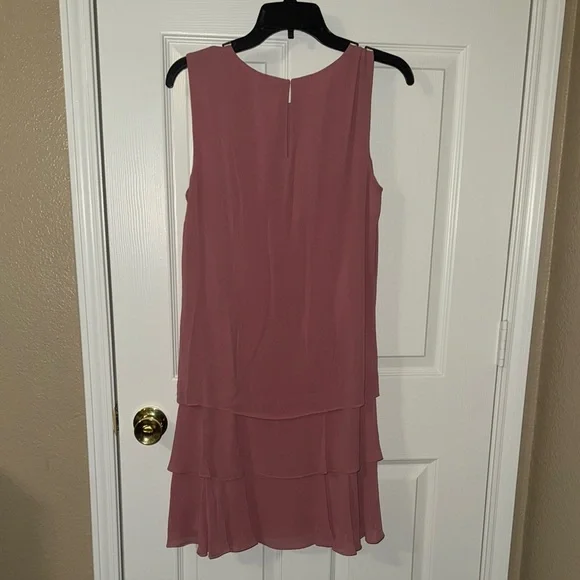 Ralph Lauren Layered Pink Sleeveless Dress size 8 - Picture 2 of 7